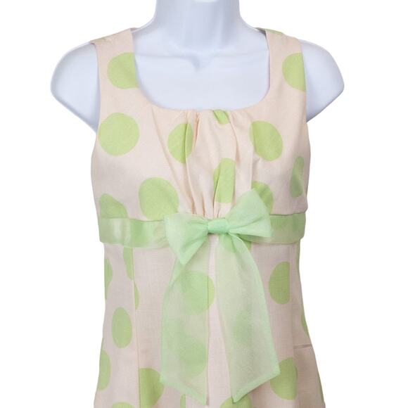Bonnie Jean Full Length Girls Pink and Lime Green Party Dress, 16 - Picture 8 of 8